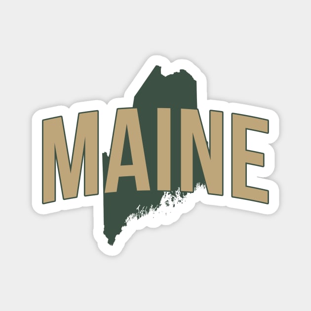 Maine State Magnet by Novel_Designs