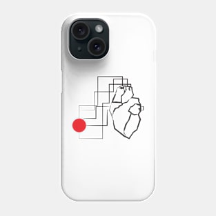 Heart in Japan Phone Case