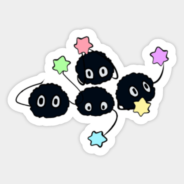 Spirited Away Soot Sprite Chibi Spirited Away Sticker Teepublic