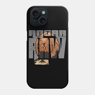 Rooar Raw Beaver T-Shirt 1 Phone Case