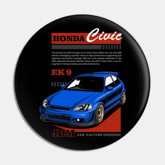 EK9 Lover Pin by Harrisaputra