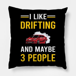 3 People Drifting Drift Pillow