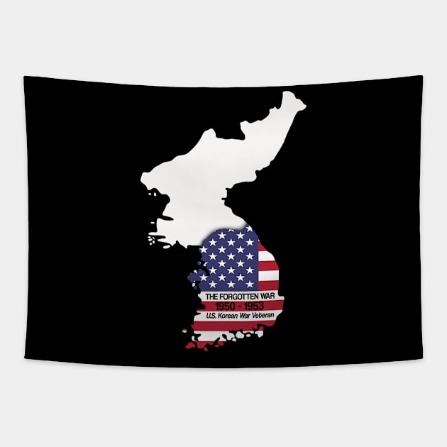 USA Korean War Veteran Tapestry by HBfunshirts