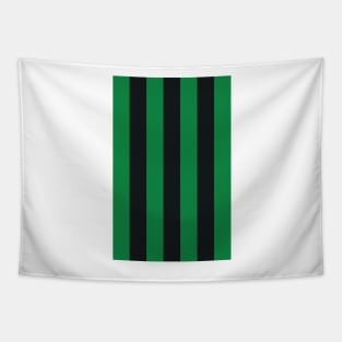 Celtic Retro 2006 Green and Black Striped Away Design Tapestry