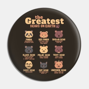 Greatest Bears Daddy Pin