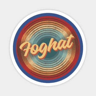 Foghat Vintage Circle Magnet