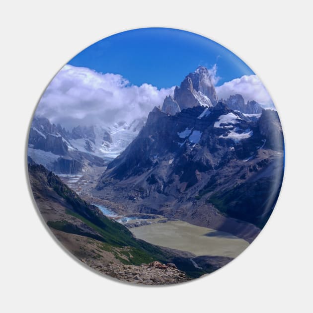 Patagonian andes mountain vista Pin by stevepaint