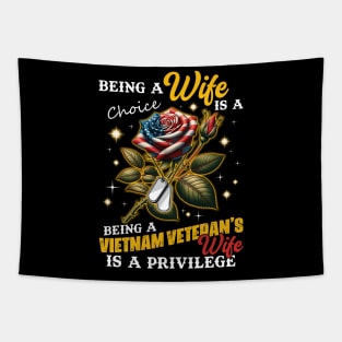 Being A Vietnam Veteran's Wife Is Privilege Tapestry