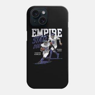 Saquon Barkley & Daniel Jones New York G Empire State Duo Phone Case