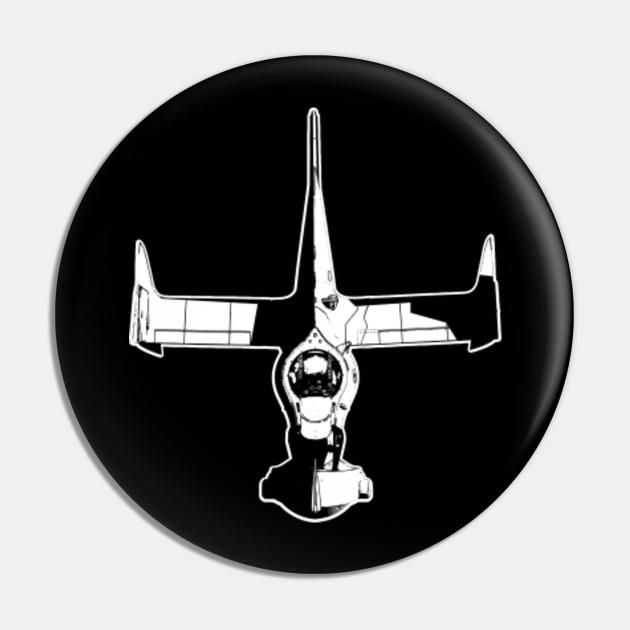 Cowboy Bebop - Swordfish II - White - Cowboy Bebop - Pin | TeePublic