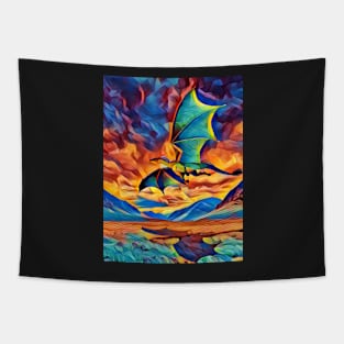 Dragon Soul Fantasy Mythical Tapestry