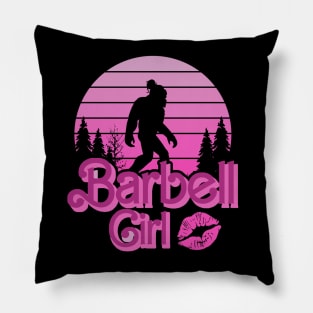 JUST A BARBELL Girl Pillow