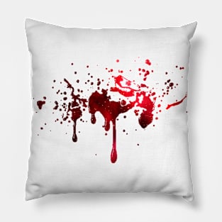 Blood when wounded Pillow