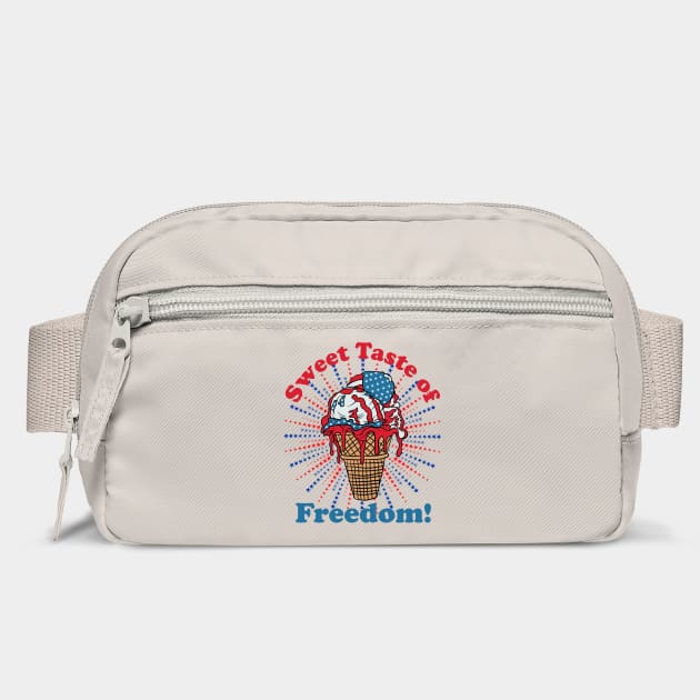 Patriotic Ice Cream Cone American Flag Independence Day by creative