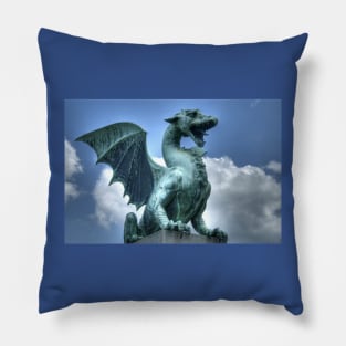 Ljubljana Dragon Pillow