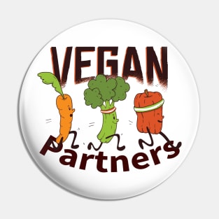 Vegan Partner Pin