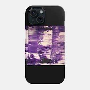 Abstract art #10.1 - Purple waves Phone Case