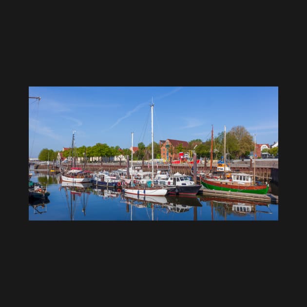 Old ships in Vegesacker Hafen, Bremen-Vegesack, Bremen by Kruegerfoto