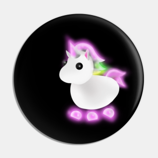 Adopt Me Unicorn Pins And Buttons Teepublic