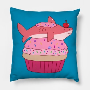 Giant Cupcake Shark Pillow