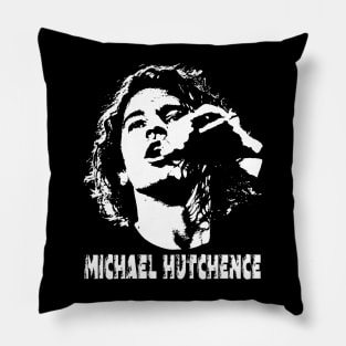 Michael hutchence vintage Pillow