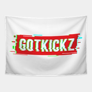 GOTKICKZ Logo (Glitch) Tapestry