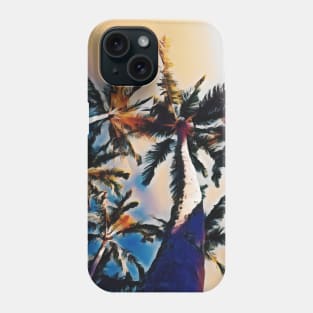 Vintage Palm Trees Photo Art Phone Case