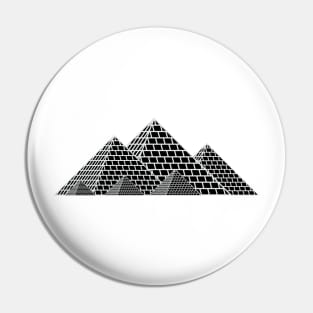 Pyramids of Egypt (black) Pin