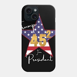 45 squared Trump 2020 for president Phone Case