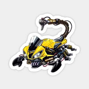 Yamaha R6 Scorpion Yellow Magnet