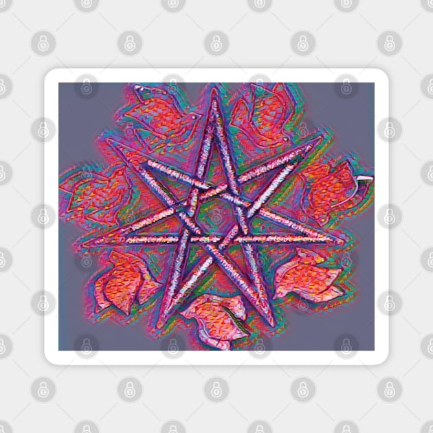 Pleiades Star of the Seven Sisters Magnet by drumweaver