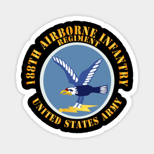 188th Airborne Infantry Regiment - SSI X 300 Magnet