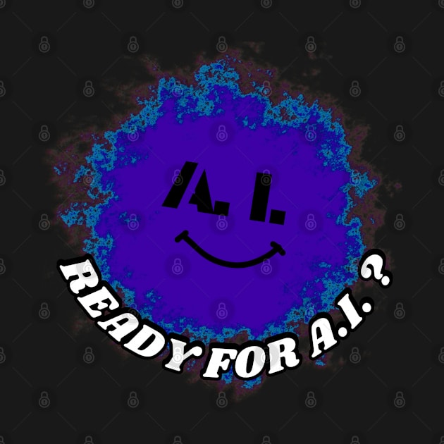 Ready for A.I.? Artificial intelligence on a colored patch by PopArtyParty