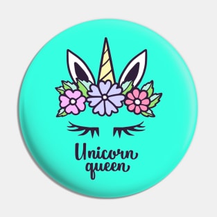 Unicorn Queen Unicorn Lover Quote Pin