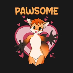 Pawsome I Furry Fandom Cospaly T-Shirt