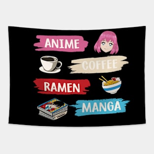 Ramen Coffee Manga Tapestry