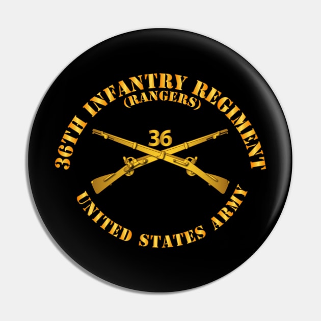 36th Infantry Regt - Rangers - Infantry Br Pin by twix123844