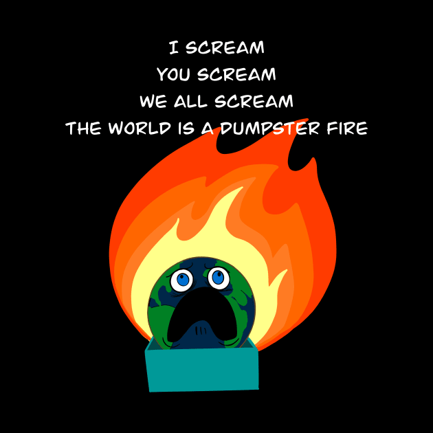 Dumpster fire by Witchvibes