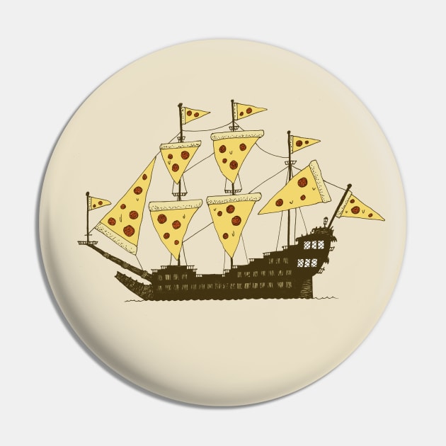 Pizza Pirates Pin by djrbennett