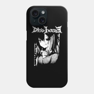 Dead Inside Metal Anime Phone Case