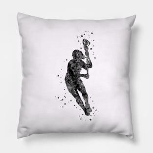 Lacrosse player Pillow