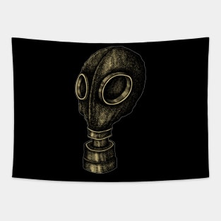 gas mask Tapestry