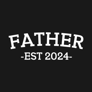 Proud New Dad 2024 Tee - Celebrating First Year as a Father T-Shirt