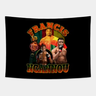 Francis Ngannou Vintage Tapestry