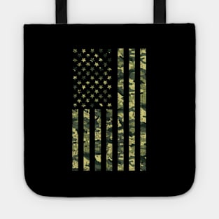 Camo American Flag Usa Camouflage Patriotic American Flag Tote