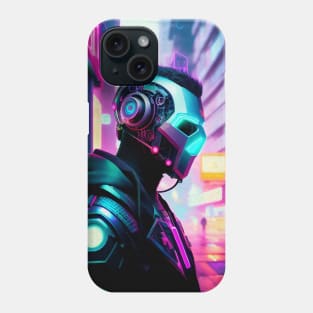 Abstract Cyberpunk Cyborg Phone Case