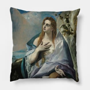 The Penitent Magdalene by El Greco Pillow