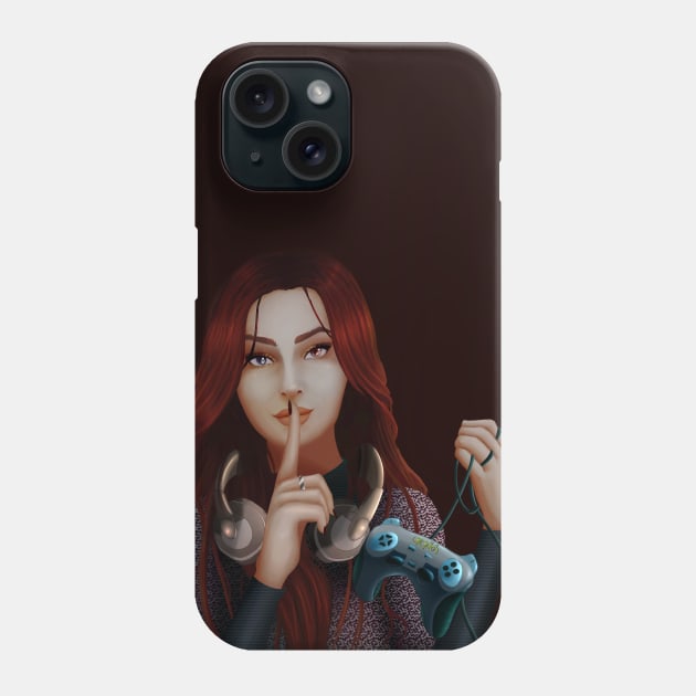 Gamer Girl Phone Case by arow