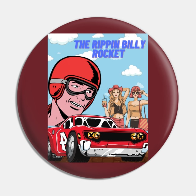 The ripping Billy Rocket Pin by Benjamin Customs