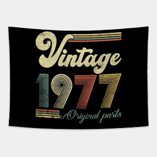 Vintage 1977 47th Birthday Gift Men Women 47 Years Old Tapestry